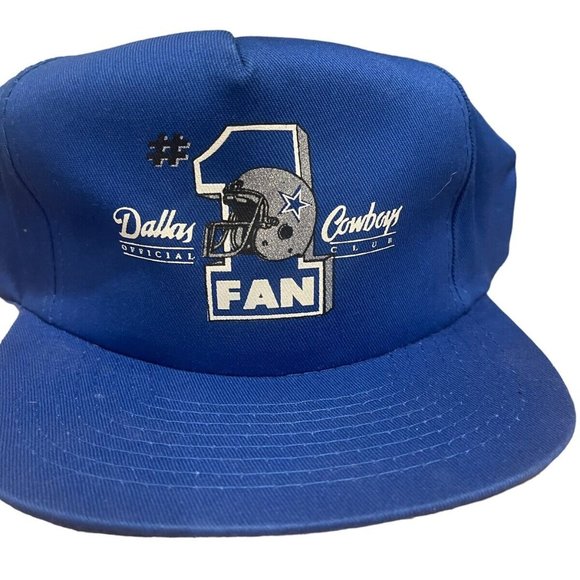 Dallas Cowboys Vintage Hat Snapback Royal Blue - Picture 1 of 3